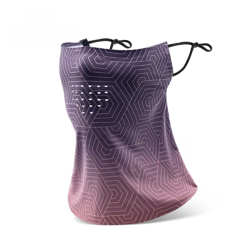 Prodyšná sluneční maska na obličej bandana pro cyklisty