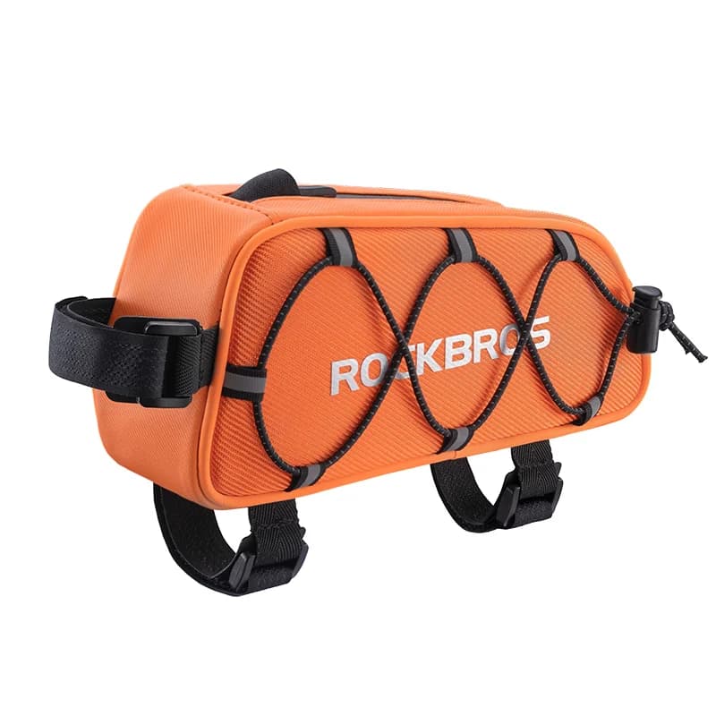 Reflexní taška na horní rámovou trubku pro kolo, objem 0,9L