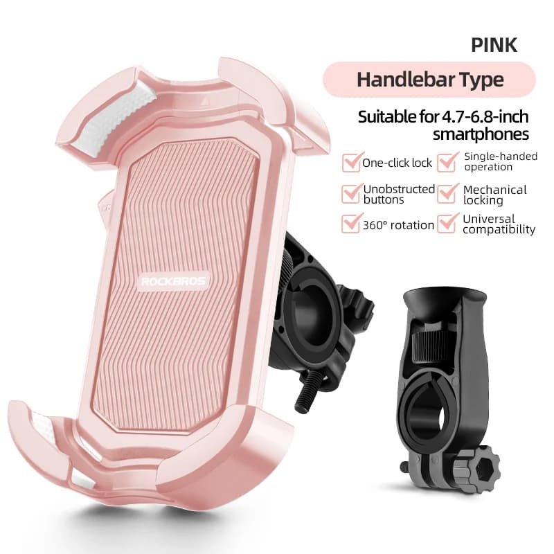 Odolný otočný držák na telefon na kolo 360°