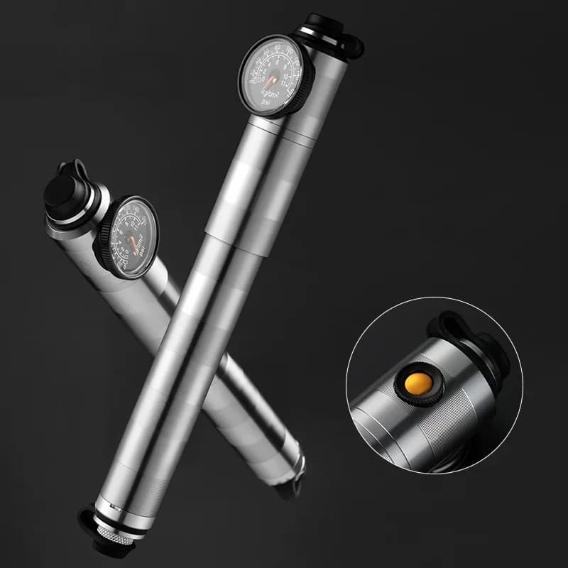 Přenosná ruční pumpička na kolo z hliníkové slitiny, 160 psi
